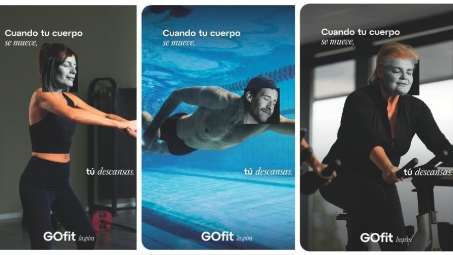 campaña Cuando tu cuerpo se mueve tú descansas de GO fit