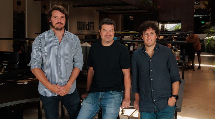 Germán Pelzel Pablo Fleurquin y Felipe Pelzel de Wild Fi