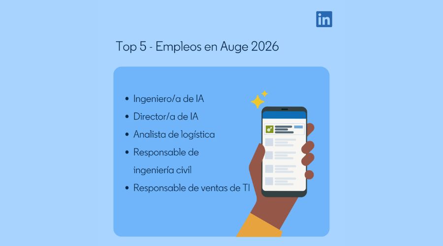 LinkedIn publica el listado de empleos en auge en España en 2026