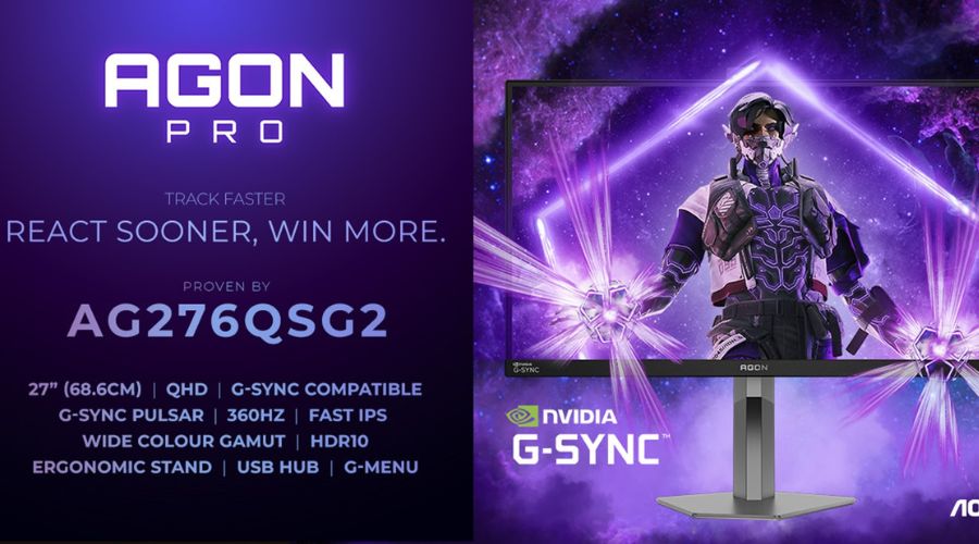AGON by AOC y NVIDIA lanzan el nuevo monitor gaming AGRO PRO AG276QSG2