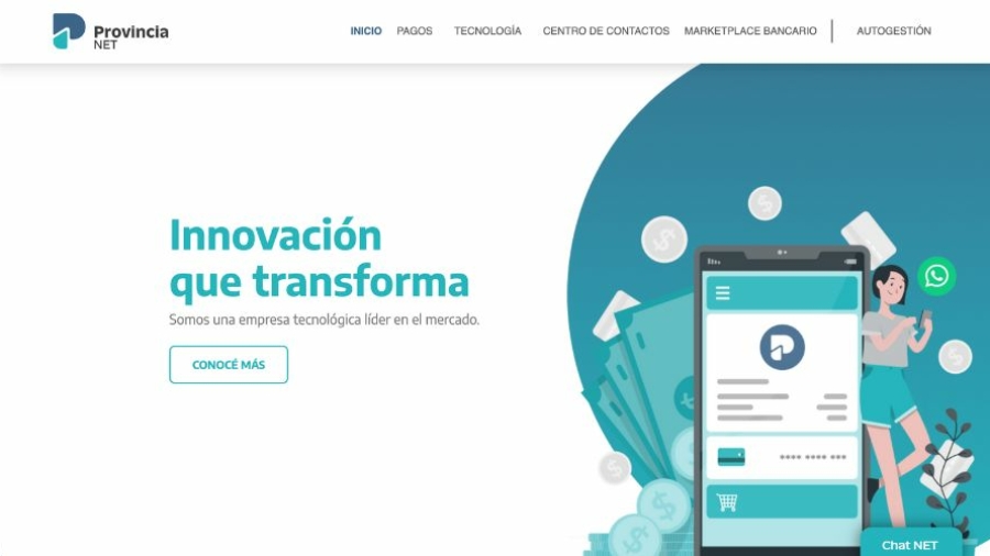 Nueva plataforma institucional de Provincia NET