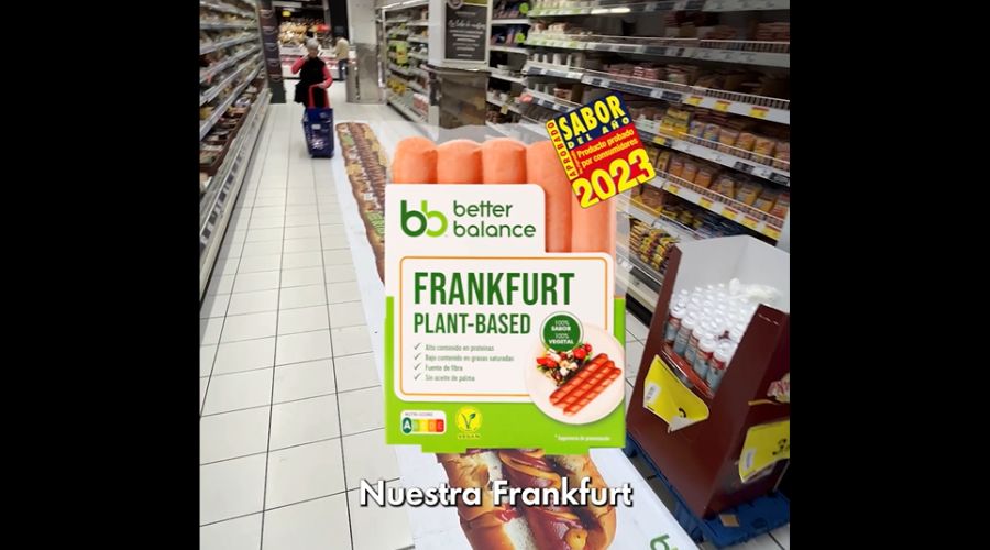 Salchicha Frankfurt cien por cien vegetal de Better Balance