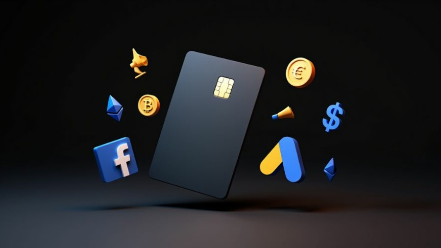 tarjetas para pagar Google Ads y Facebook Ads