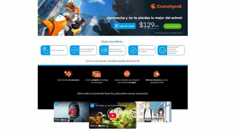 alianza de Movistar México con Crunchyroll