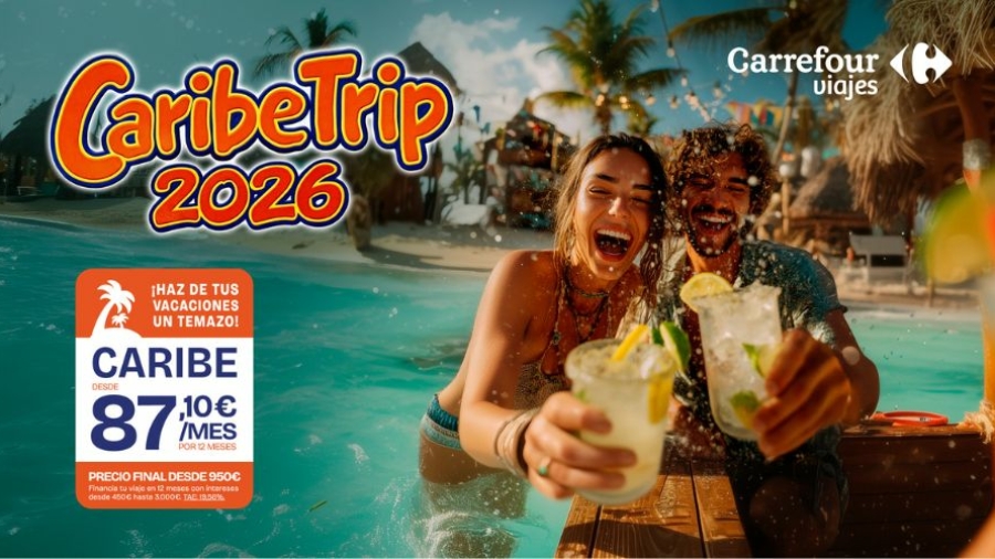Viajes Carrefour estrena la campaña CaribeTrip