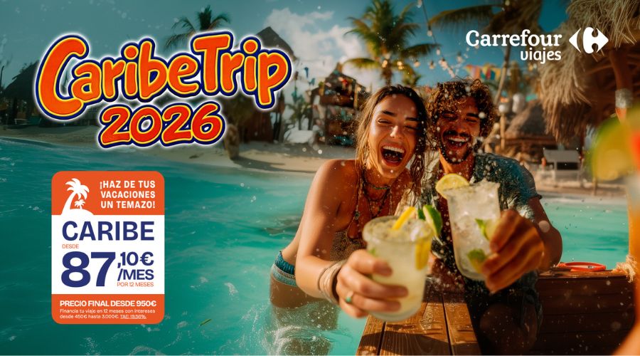 Viajes Carrefour estrena la campaña CaribeTrip