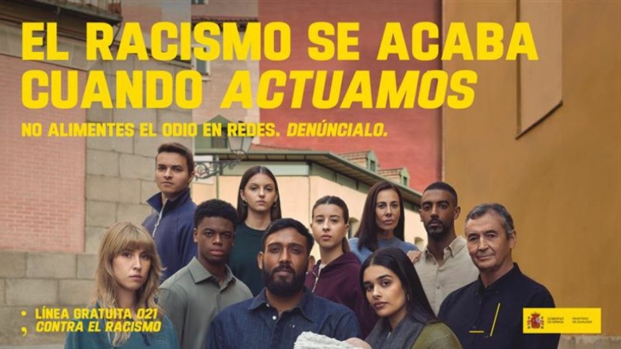 El Ministerio de Igualdad estrena la campaña El racismo se acaba cuando actuamos