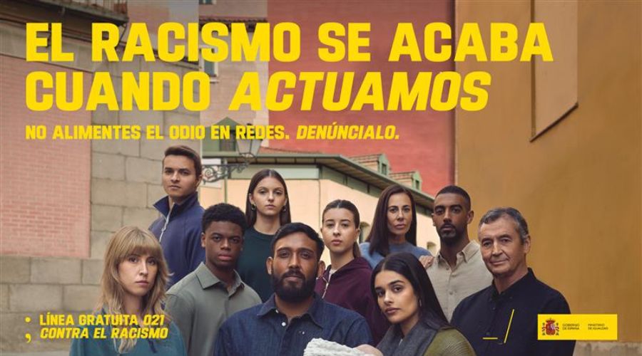 El Ministerio de Igualdad estrena la campaña El racismo se acaba cuando actuamos