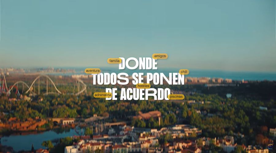 Campaña PortAventura World donde todos se ponen de acuerdo