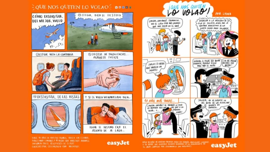 easyJet estrena la campaña Que nos quiten lo volao