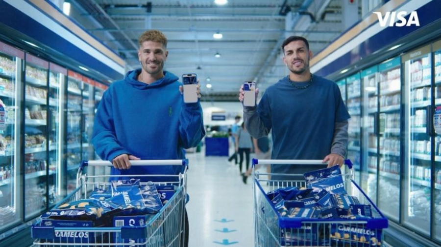 Campaña de Visa Argentina con promoción de viajes al Mundial 2026