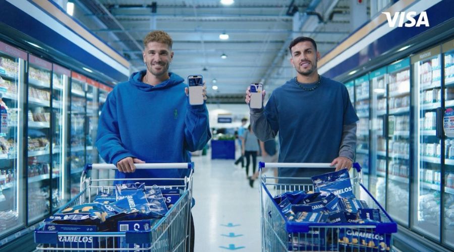 Campaña de Visa Argentina con promoción de viajes al Mundial 2026