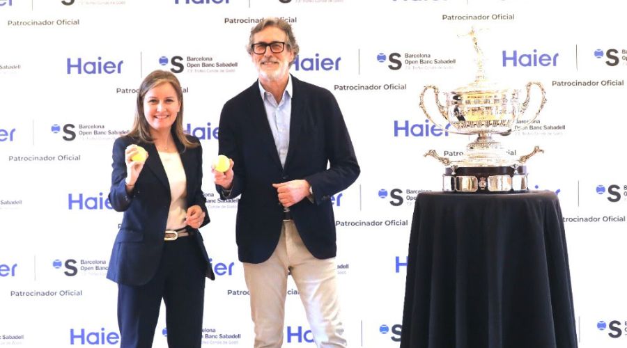 Haier es patrocinador oficial del Barcelona Open Banc Sabadell - Trofeo Conde de Godó 2026