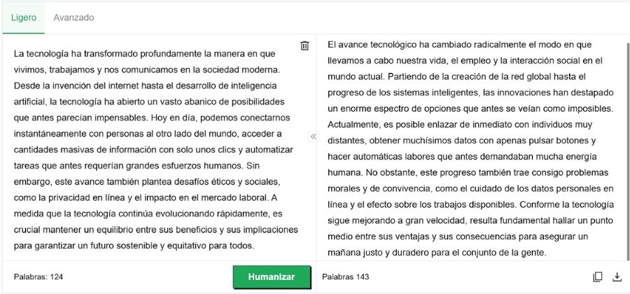 humanizador de IA de Editpad