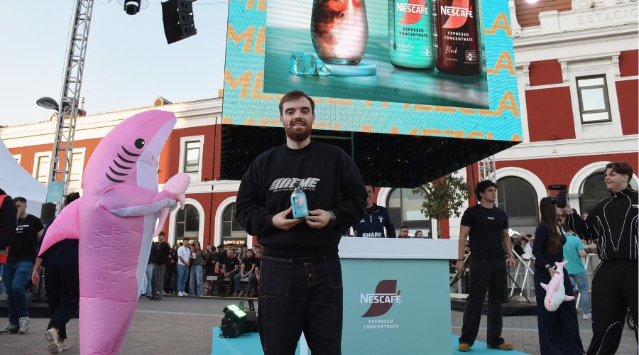 Ibai Llanos en el lanzamiento de NESCAFÉ Espresso Concentrate