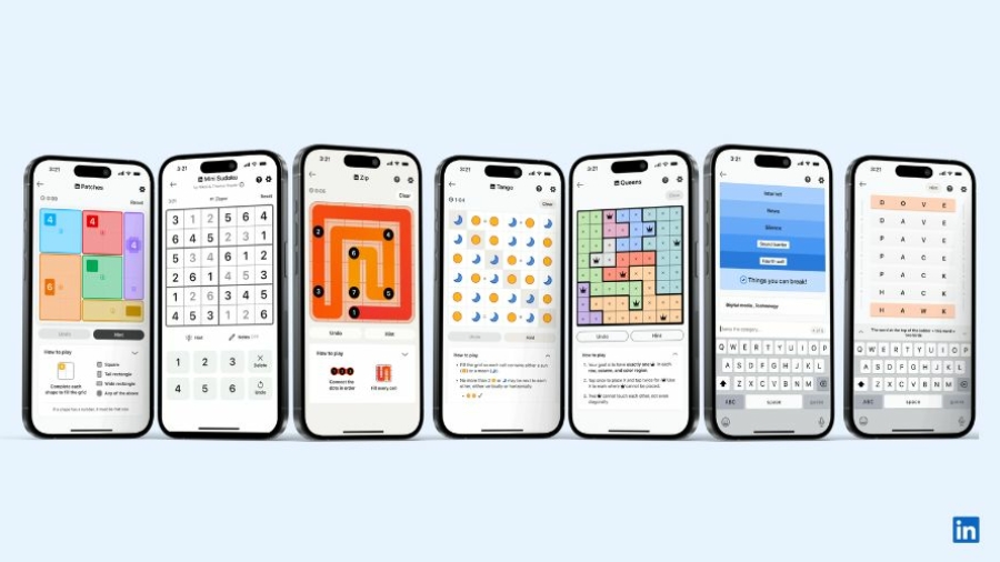 Juego Patches de LinkedIn