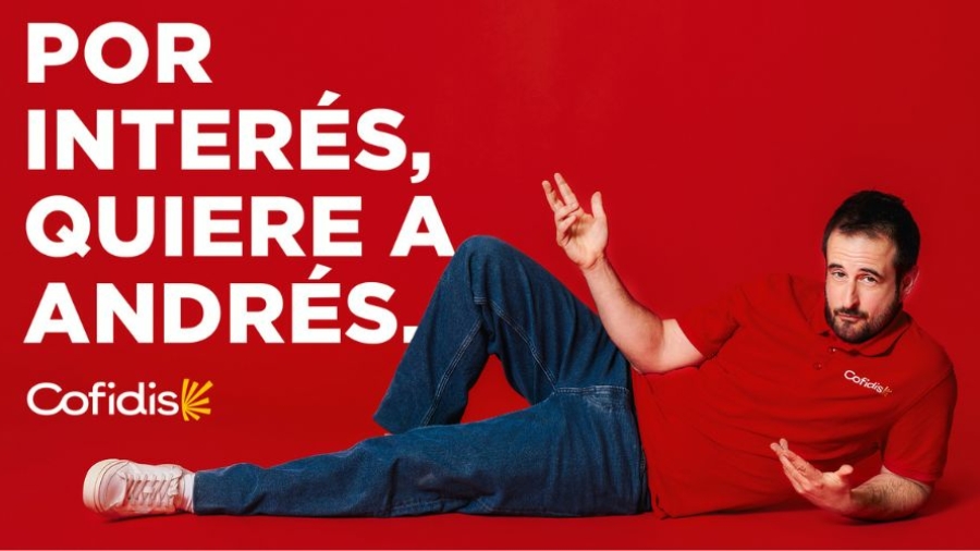 Cofidis estrena la campaña Por interés quiere a Andrés