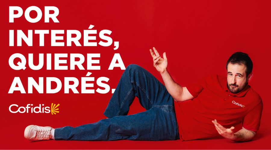 Cofidis estrena la campaña Por interés quiere a Andrés