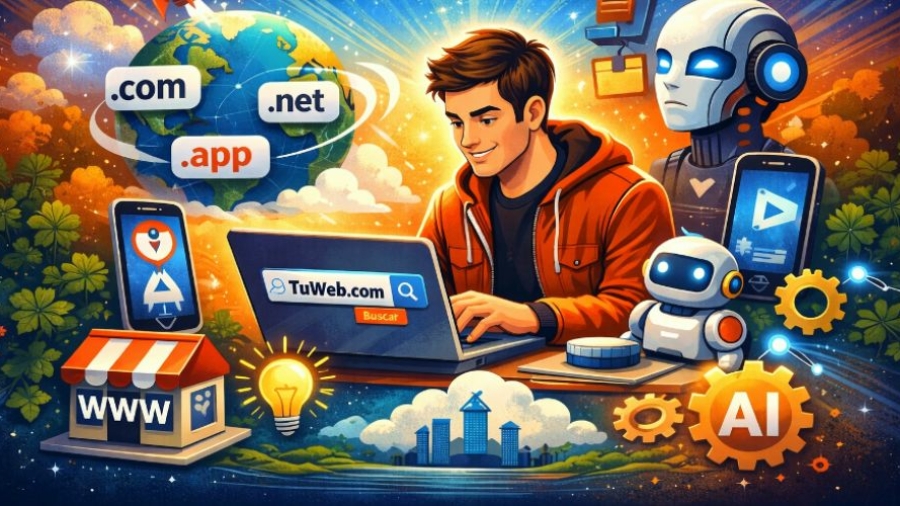 Cómo construir tu negocio en Internet con dominios