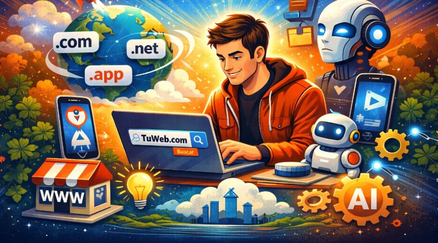 Cómo construir tu negocio en Internet con dominios