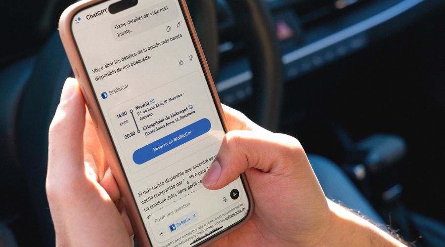 BlaBlaCar integra su app en ChatGPT