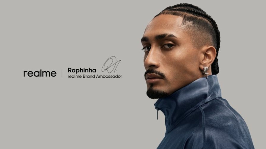 Raphinha es nuevo embajador de marca de realme