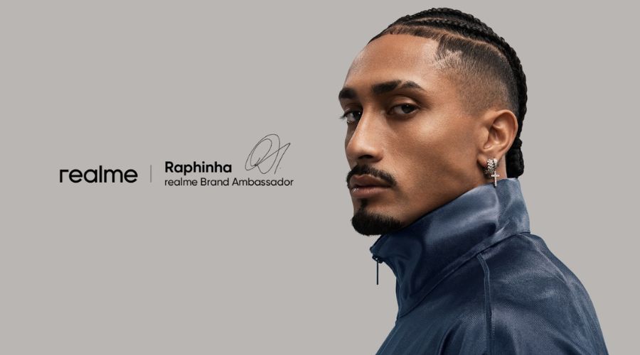 Raphinha es nuevo embajador de marca de realme