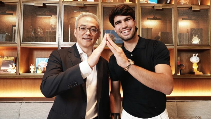 Carlos Alcaraz es embajador mundial de marca de Ant International