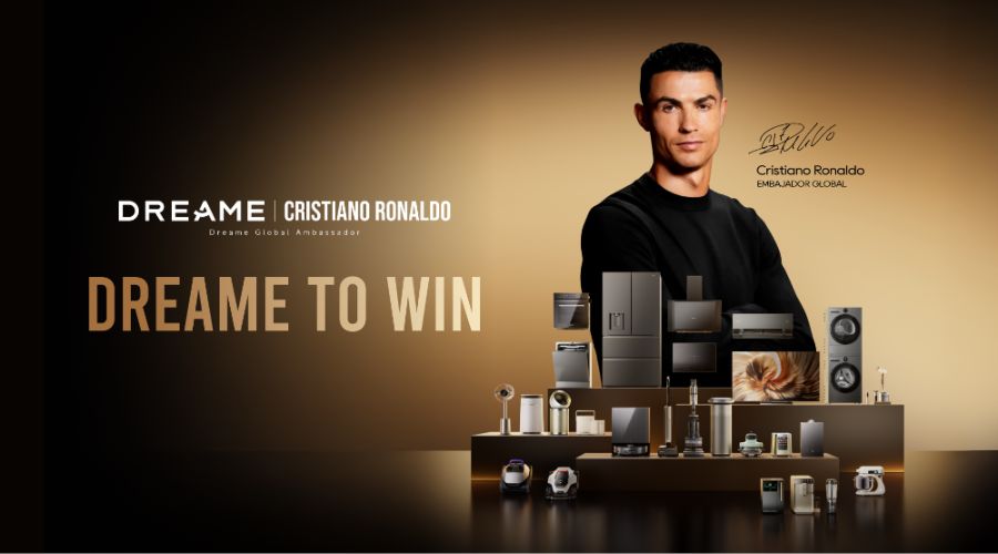 Cristiano Ronaldo es nuevo embajador global de marca de Dreame Technology