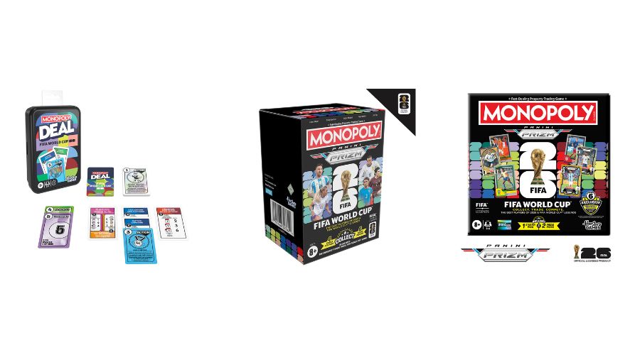 Juegos oficiales de Hasbro Games por la Copa Mundial de la FIFA 2026