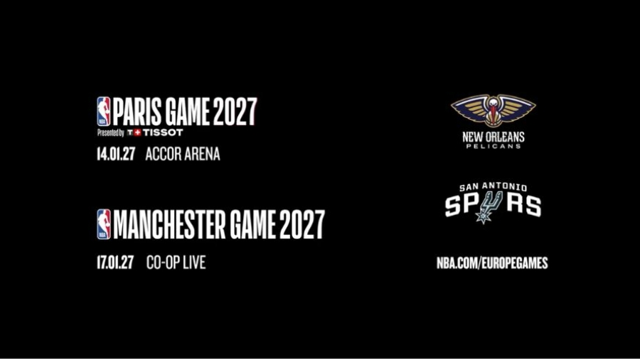 New Orleans Pelicans y San Antonio Spurs jugarán dos partidos en Europa en 2027