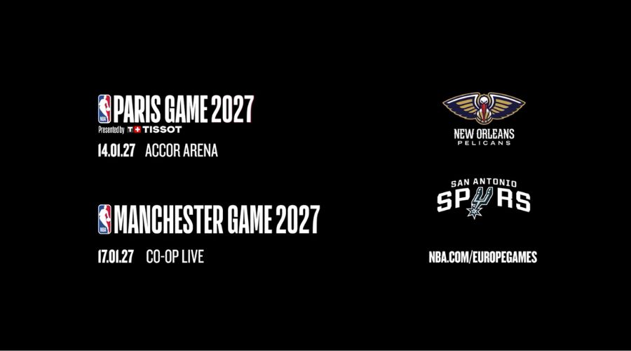 New Orleans Pelicans y San Antonio Spurs jugarán dos partidos en Europa en 2027