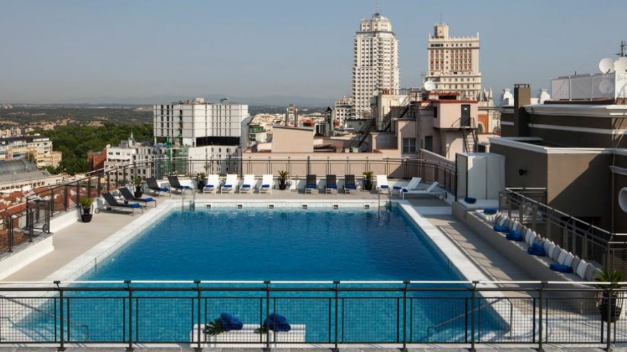Rooftop del Hotel Emperador de Madrid