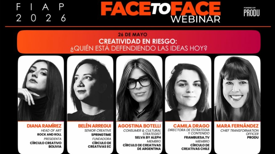FIAP organiza el Webinar Face to Face Creatividad en riesgo