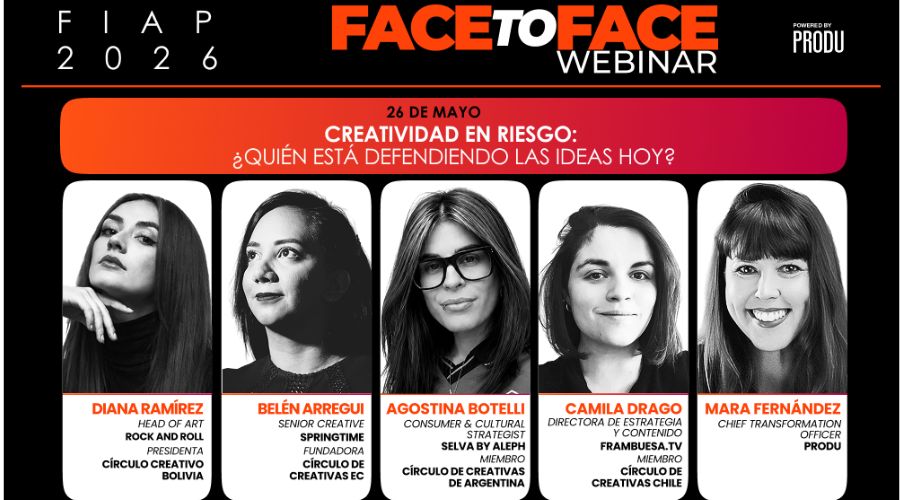 FIAP organiza el Webinar Face to Face Creatividad en riesgo
