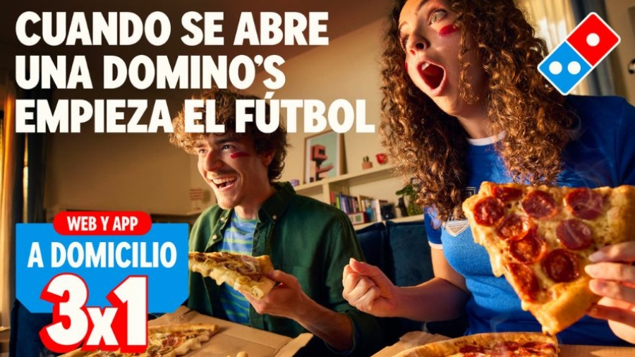 Campaña Cuando se abre una Domino's empieza el fútbol