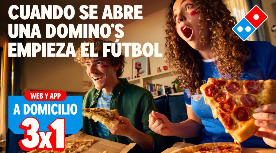 Campaña Cuando se abre una Domino's empieza el fútbol