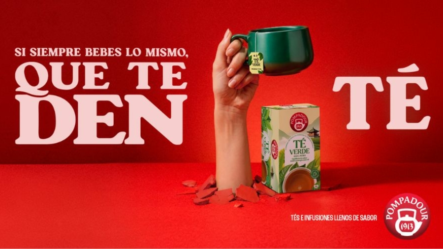 Pompadour estrena la campaña Que te den té