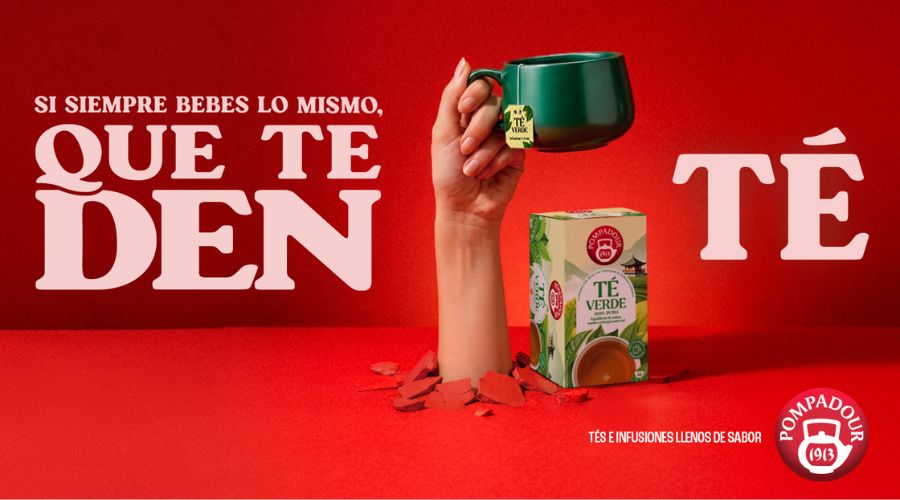 Pompadour estrena la campaña Que te den té