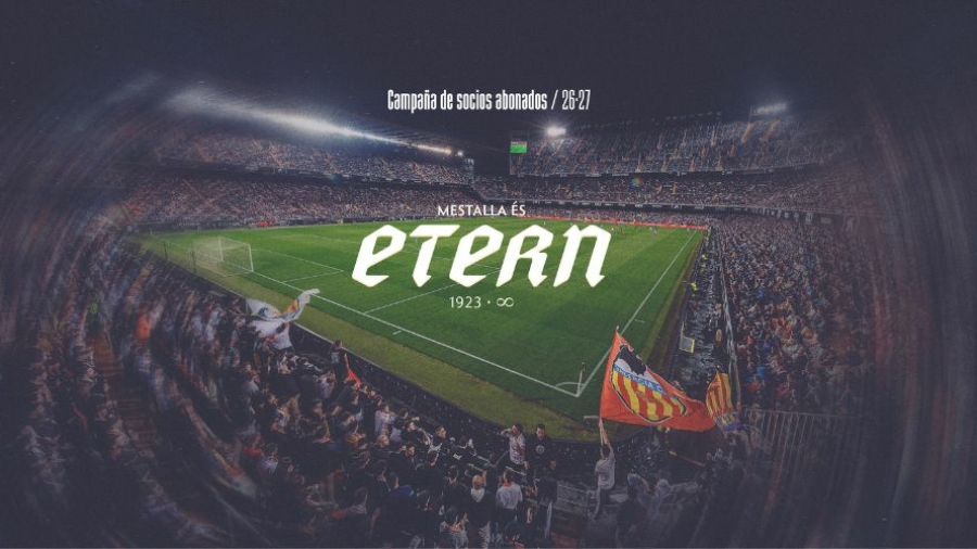 Campaña de socios abonados 2026-2027 del Valencia CF.