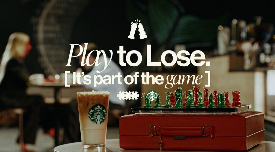 Starbucks y MilfShakes presentan Jugar para perder Es parte del juego