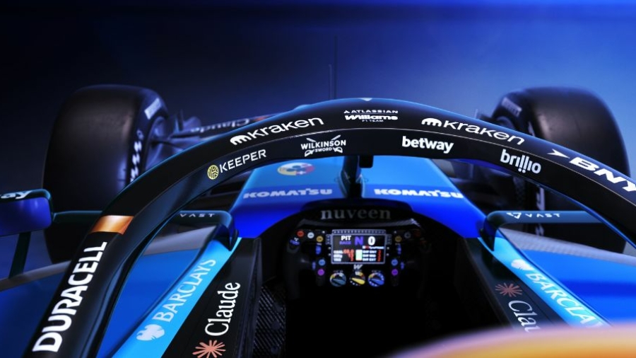 Monoplaza de la escudería Atlassian Williams F1 Team