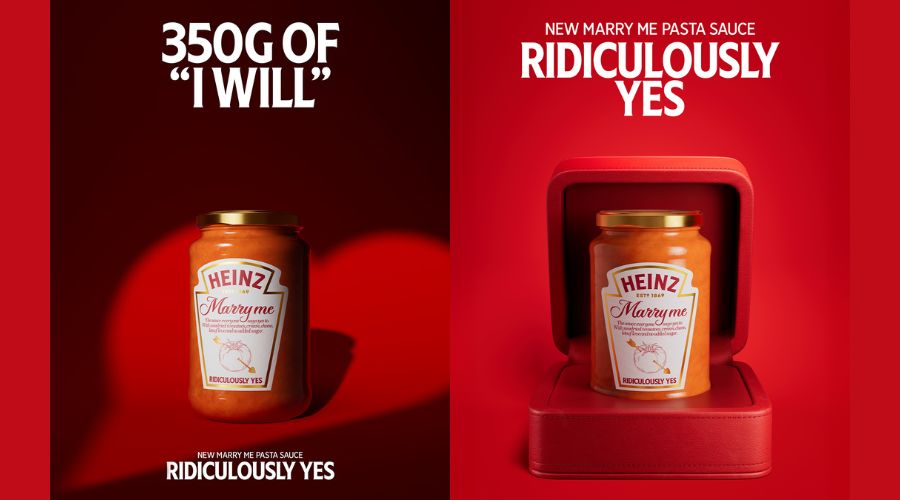 Campaña de la edición limitada Heinz Marry Me Pasta Sauce