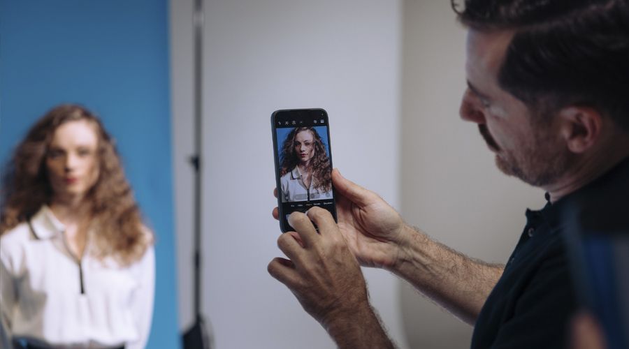 Fabián Morassut fotografía a Francesca Sari