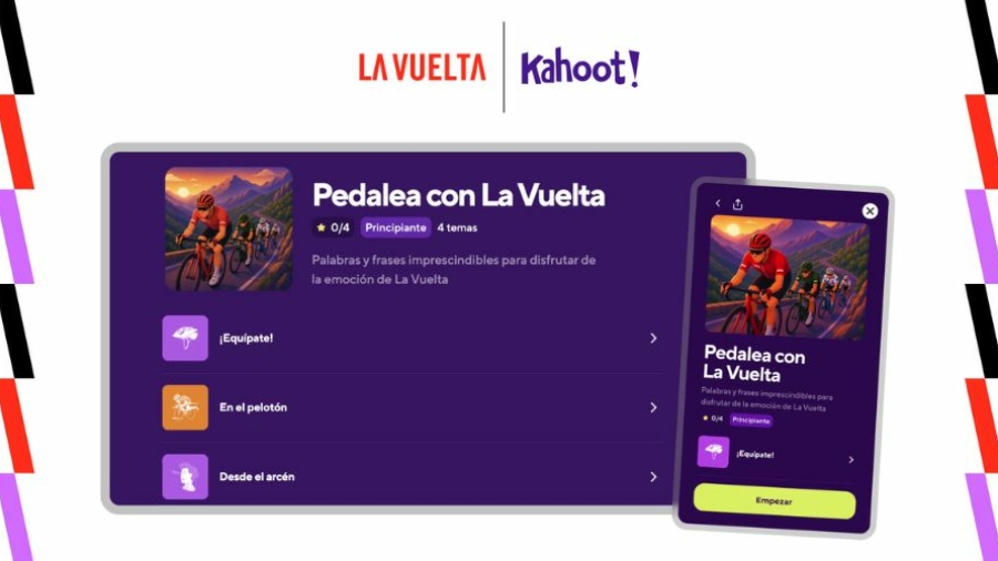 Kahoot! se asocia con La Vuelta y La Vuelta Femenina by Carrefour.es