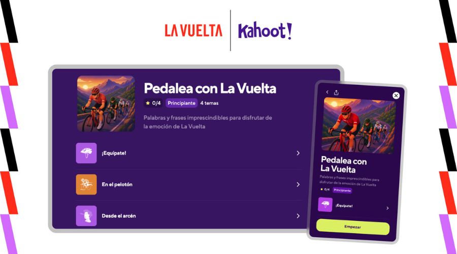 Kahoot! se asocia con La Vuelta y La Vuelta Femenina by Carrefour.es