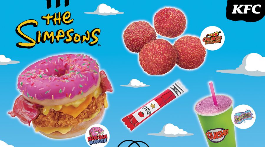 menú Los Simpson de KFC