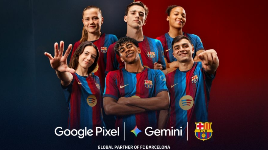 Google Gemini y Google Pixel son nuevos partners del FC Barcelona