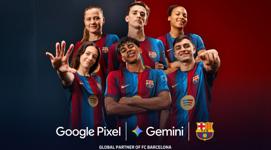 Google Gemini y Google Pixel son nuevos partners del FC Barcelona