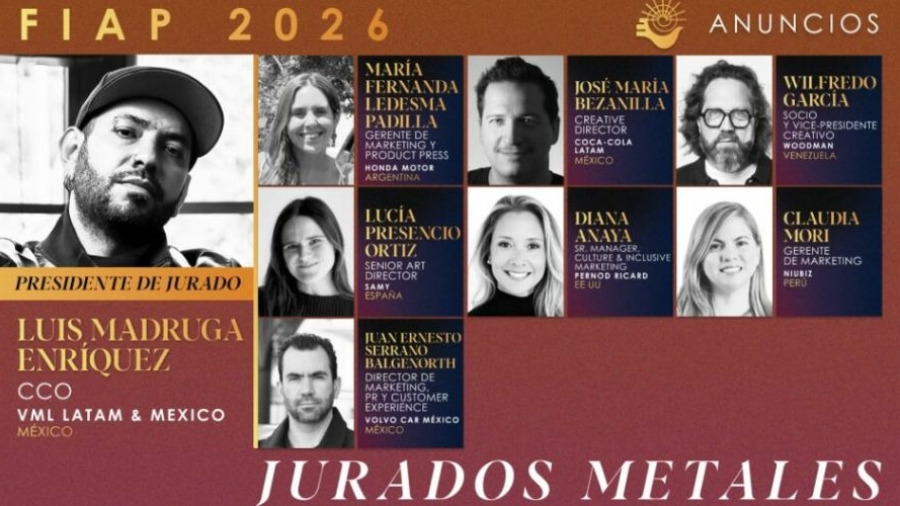 Jurado de Metales de la disciplina Anuncios de FIAP 2026